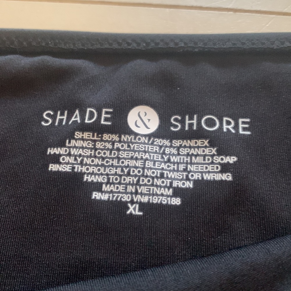 Shade & Shore Black Cutout Bikini Bottoms Size XL NWT - Picture 6 of 6